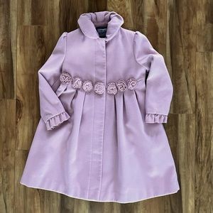 Rothschild Girl’s Pink Formal Spring Coat